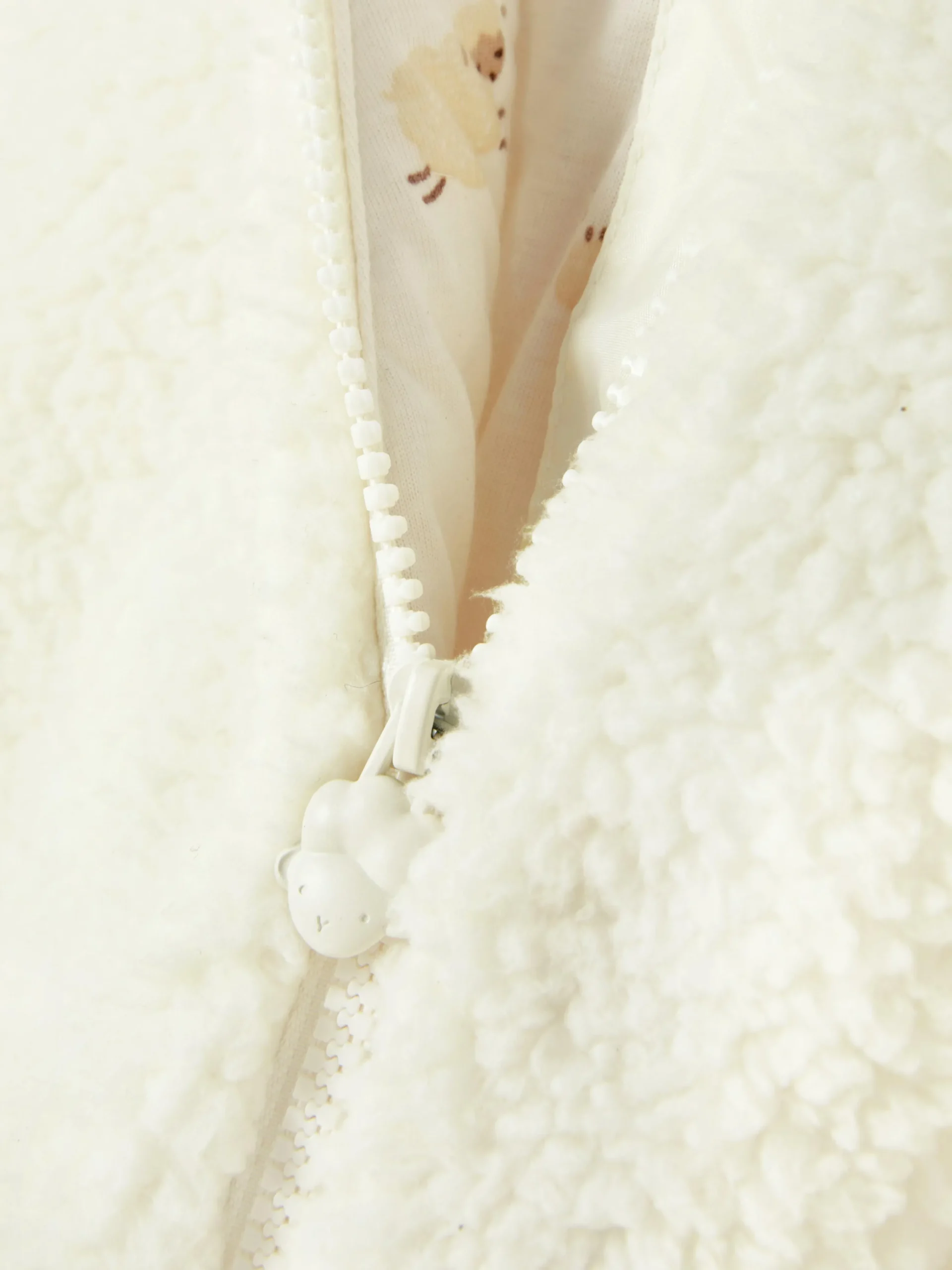 Primark Fleece Stroller Suit Ivory New
