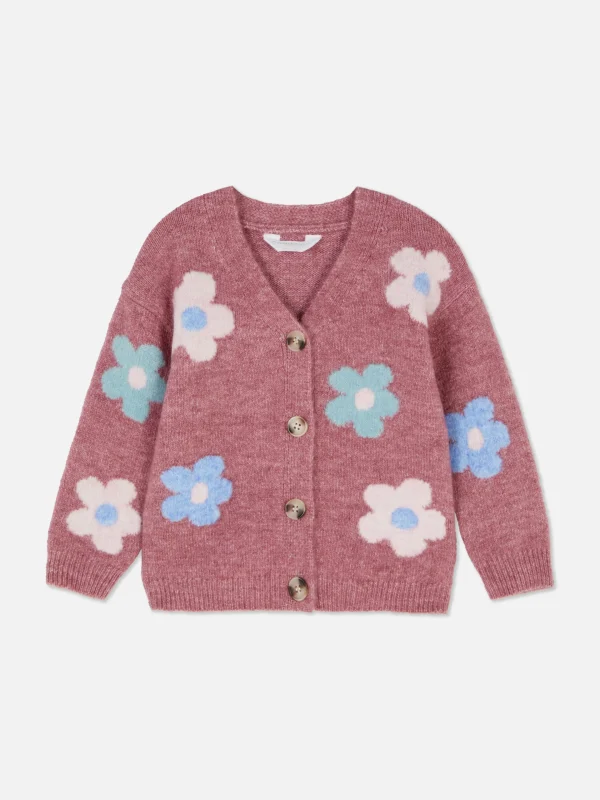 Primark Floral Cardigan Pink Clearance