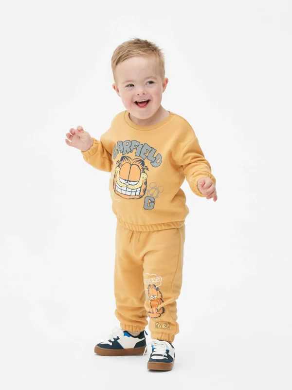 Primark Garfield Character Graphic Joggers Mustard Store