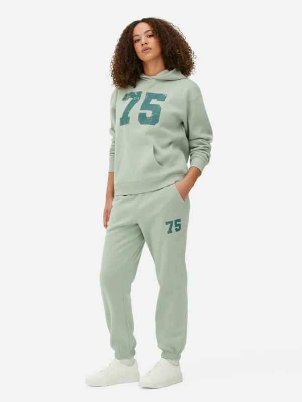 Primark Graphic Drawstring Joggers Green Shop