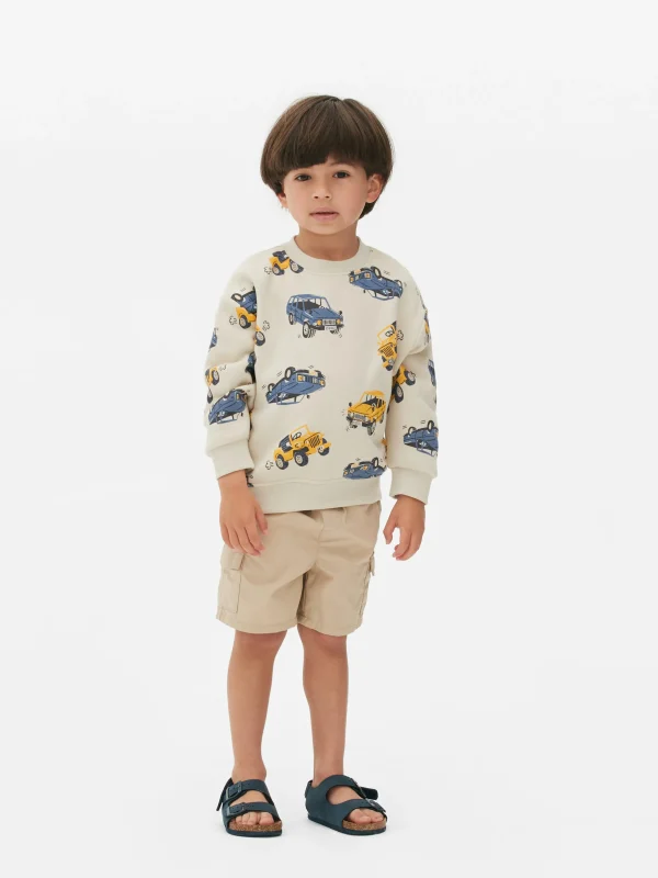 Primark Graphic Sweatshirt Ivory Clearance