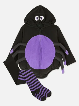 Primark Halloween Plush Spider Dress Up Set Black Outlet