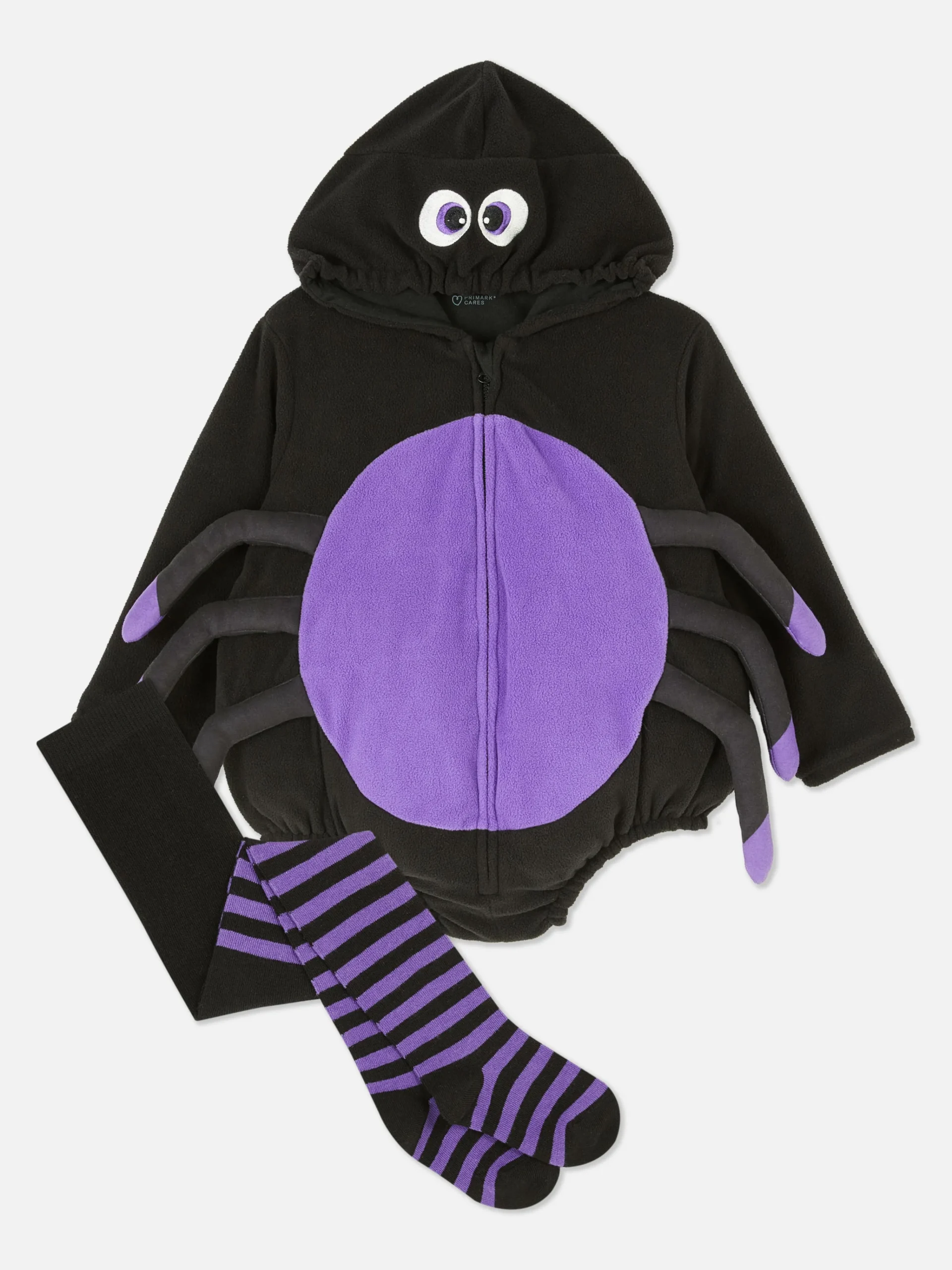 Primark Halloween Plush Spider Dress Up Set Black Outlet