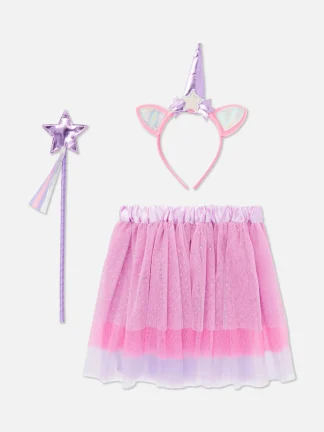 Primark Halloween Unicorn 3-Piece Accessory Set Multi Discount