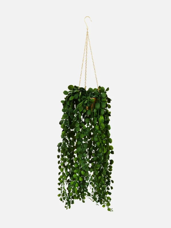 Primark Hanging Faux Plant In Planter Gold Best Sale