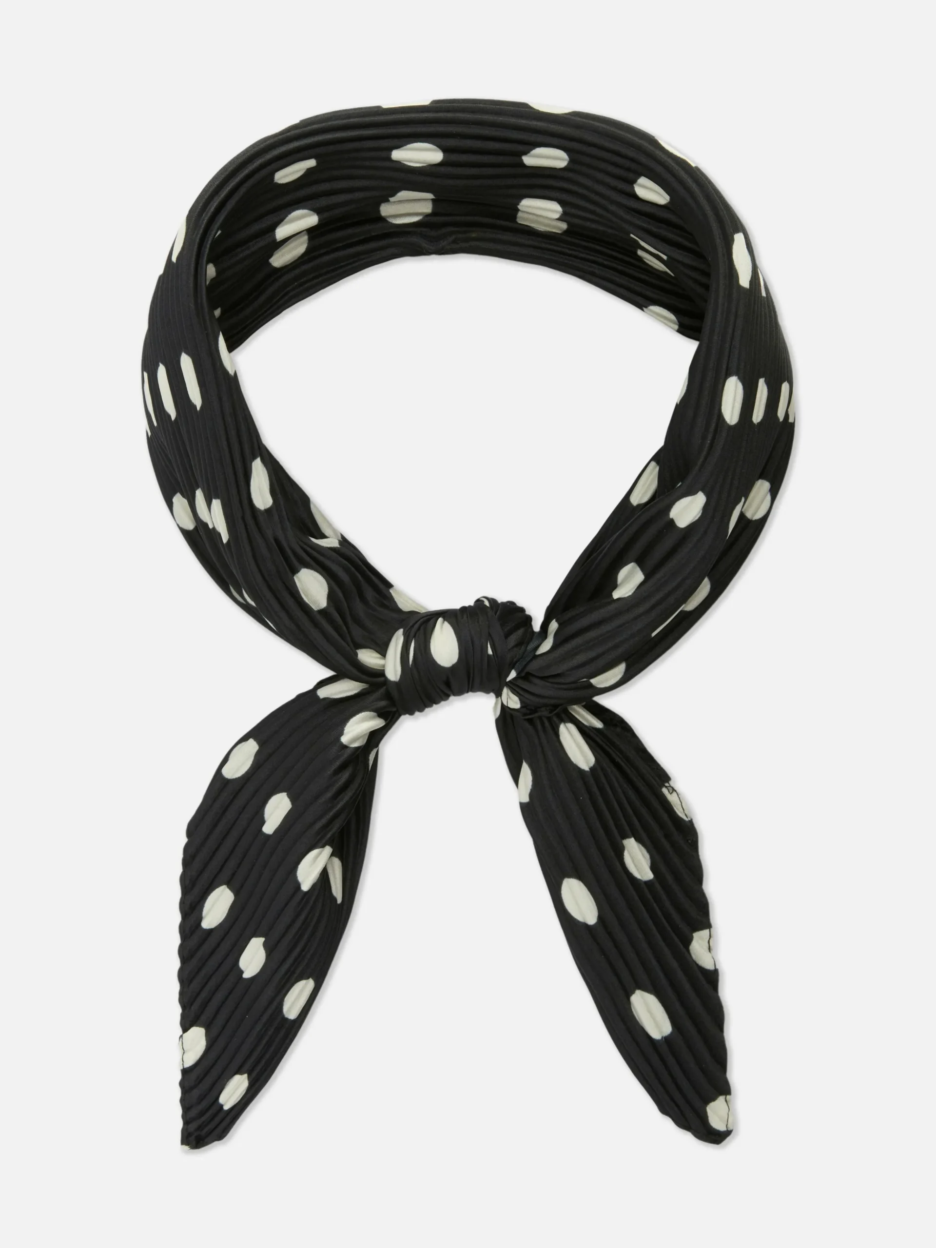 Primark Heart Print Scarf Black Cheap