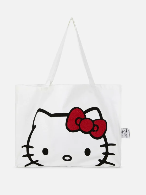 Primark Hello Kitty Canvas Bag White Flash Sale
