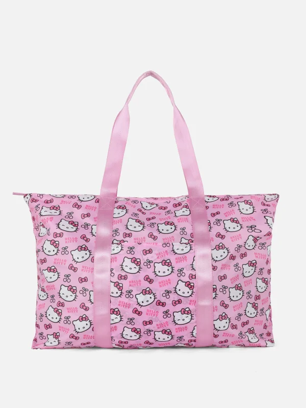 Primark Hello Kitty Foldaway Travel Bag Pink Discount