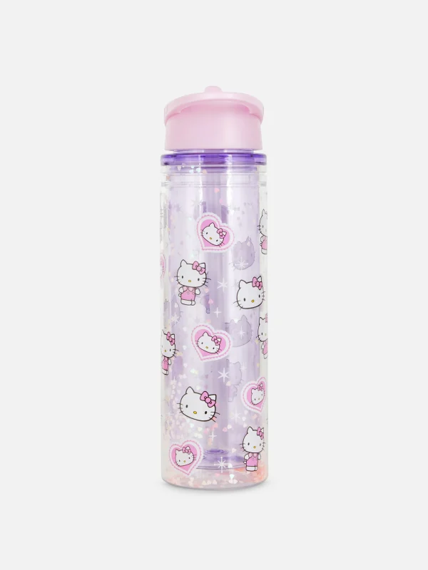 Primark Hello Kitty Glitter Water Bottle Pink Cheap