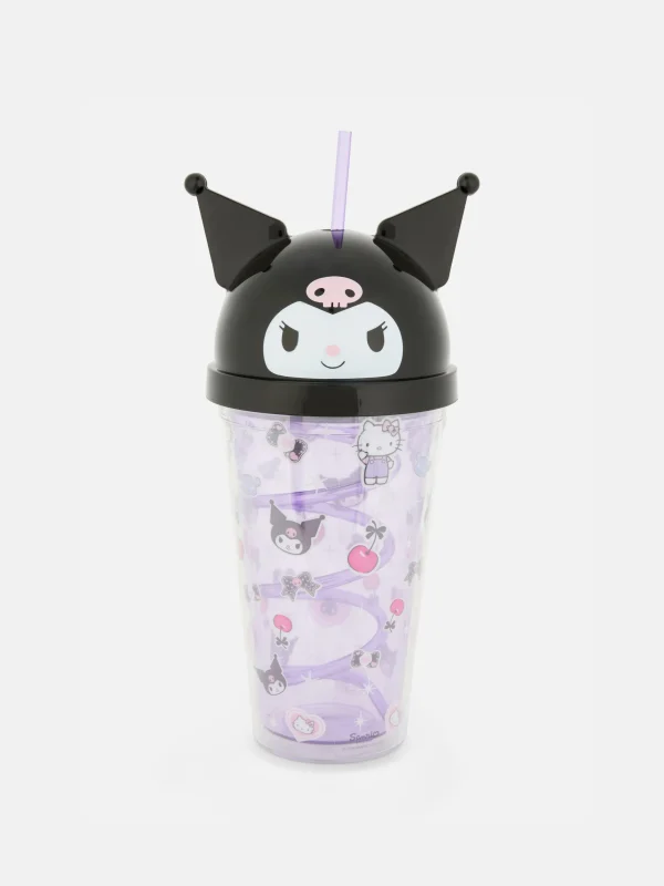 Primark Hello Kitty Kuromi Cup With Straw Purple Sale
