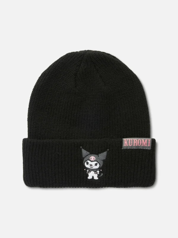 Primark Hello Kitty Kuromi Knit Beanie Black Best Sale