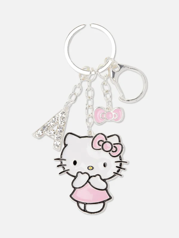 Primark Hello Kitty Rhinestone Keyring White Best Sale