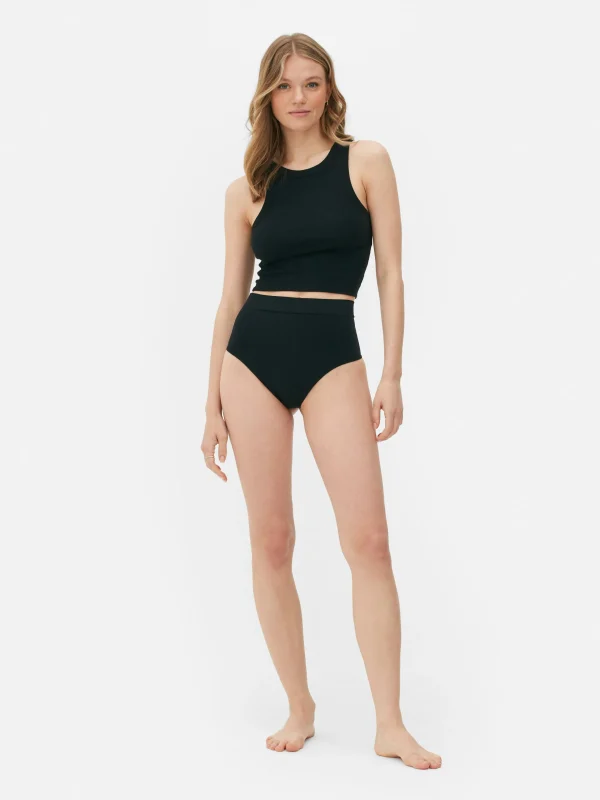 Primark High Waist Seamless Shapewear Thong Black Flash Sale