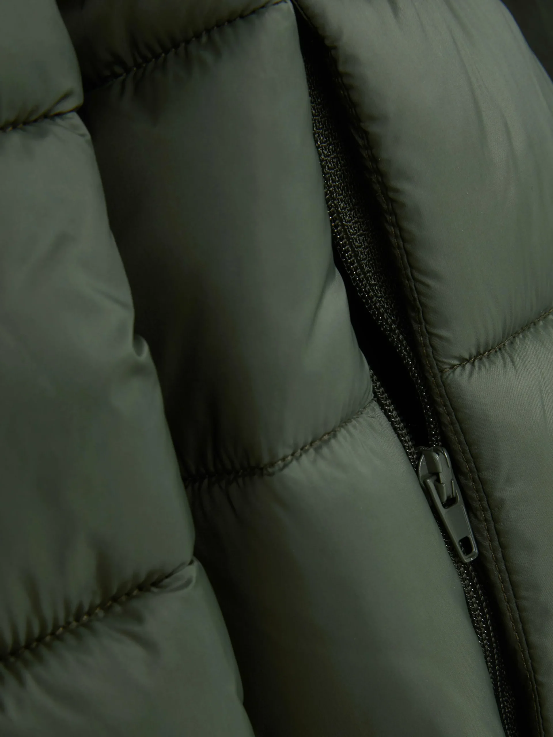 Primark Hooded Puffer Jacket Olive Outlet