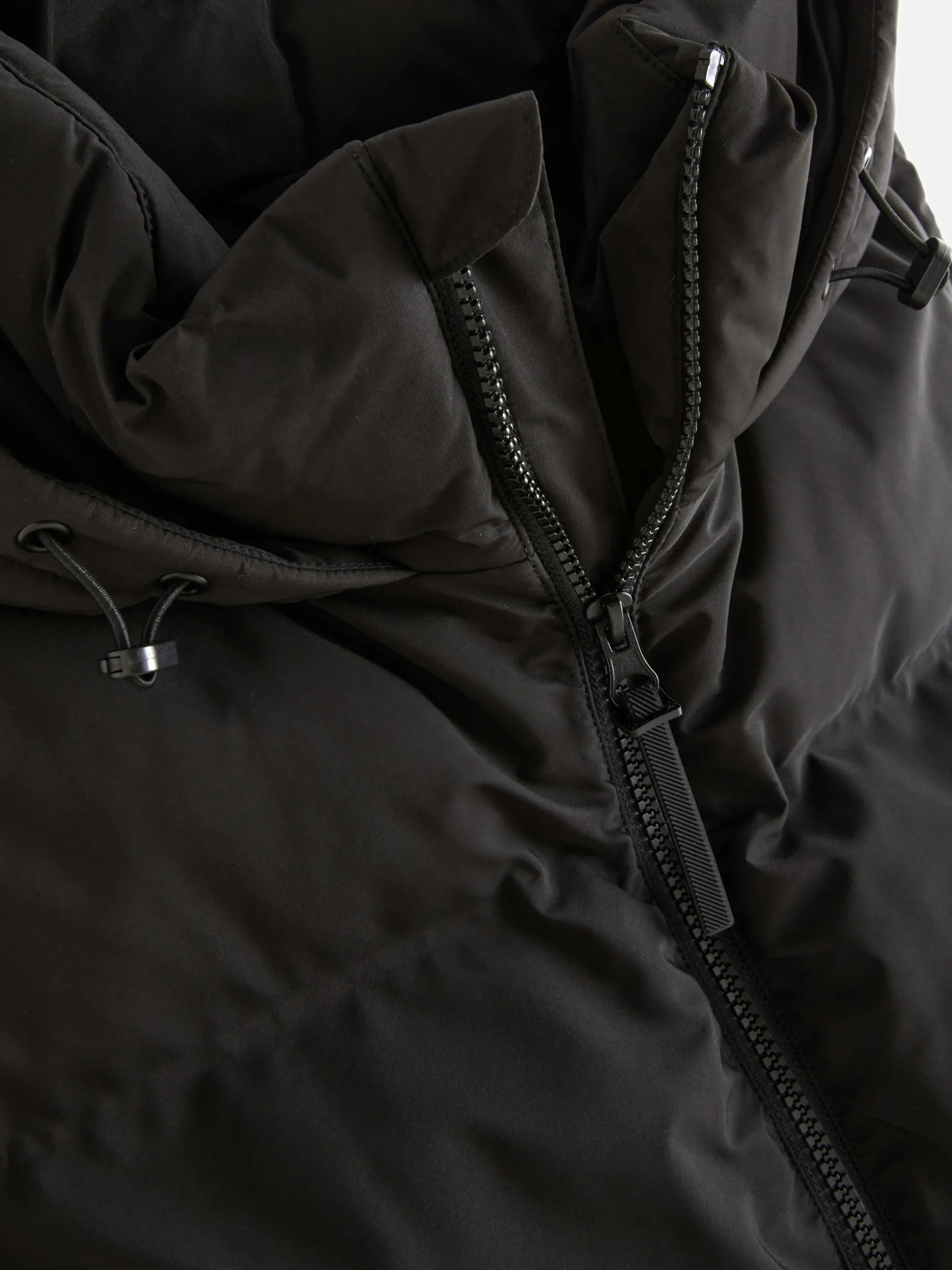 Primark Hooded Puffer Vest Black Shop