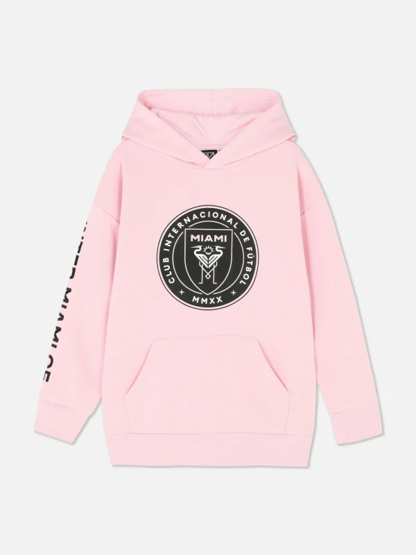 Primark Inter Miami CF Graphic Hoodie Pink Discount