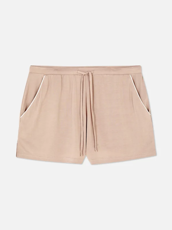 Primark Jersey Pajama Shorts Mocha Hot