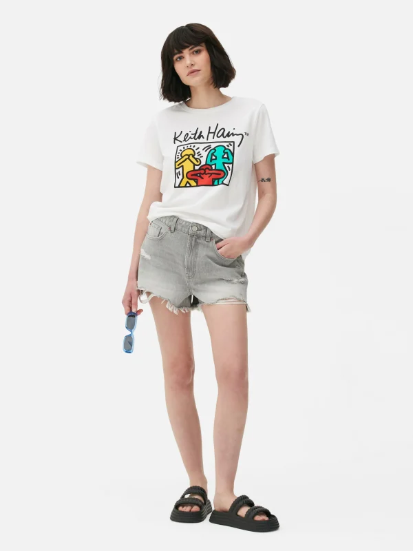 Primark Keith Haring Graphic T-Shirt White Best Sale