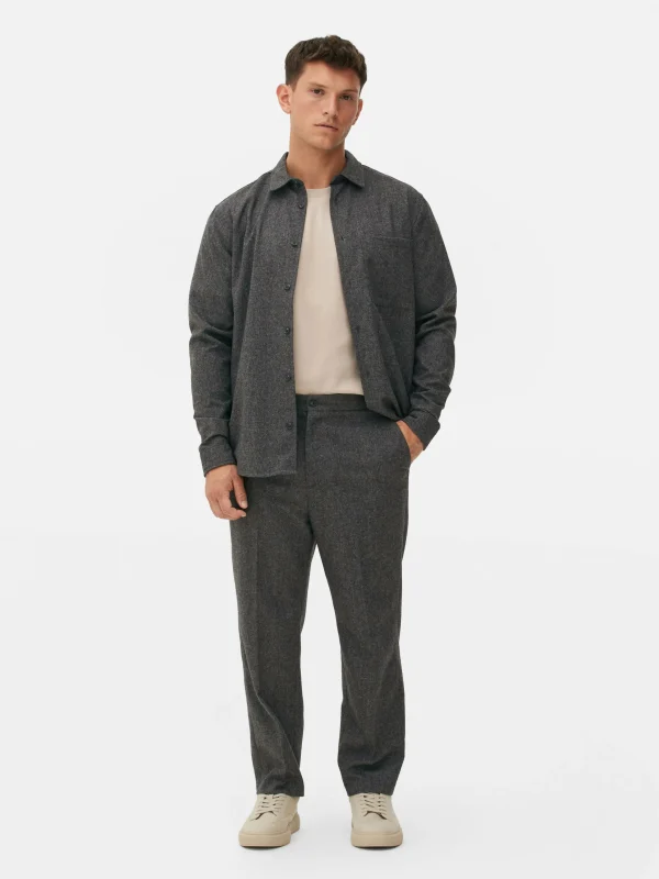 Primark Kem Formal Pants Charcoal Heather Clearance