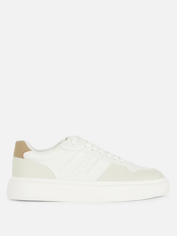 Primark Kem Laced Low Tops White Outlet