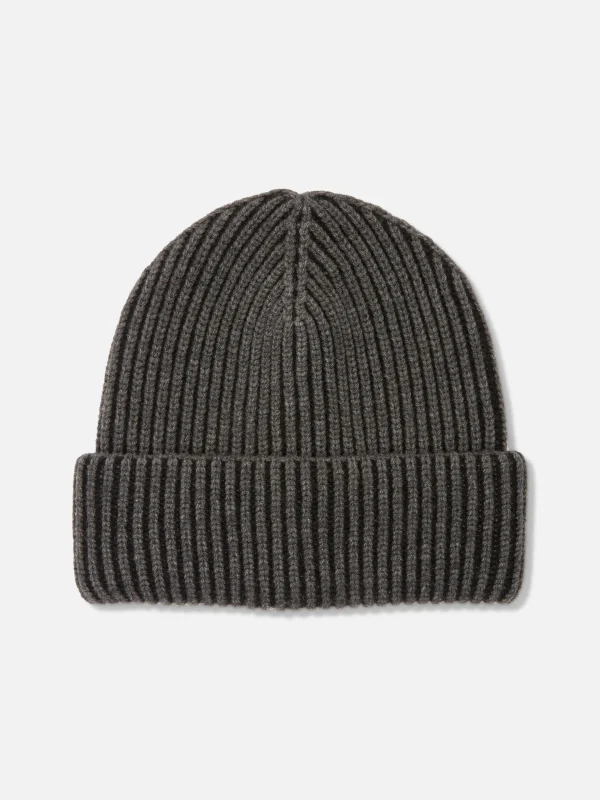 Primark Kem Rib Knit Beanie Charcoal Cheap