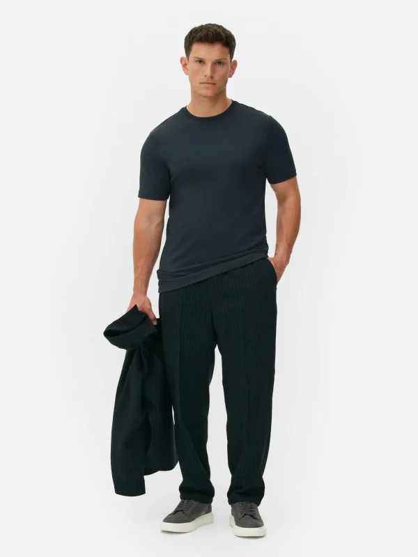 Primark Kem Slim Fit T-Shirt Navy New