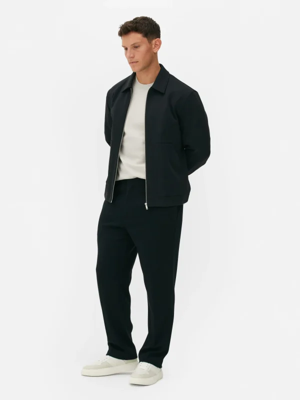 Primark Kem Textured Pants Black New