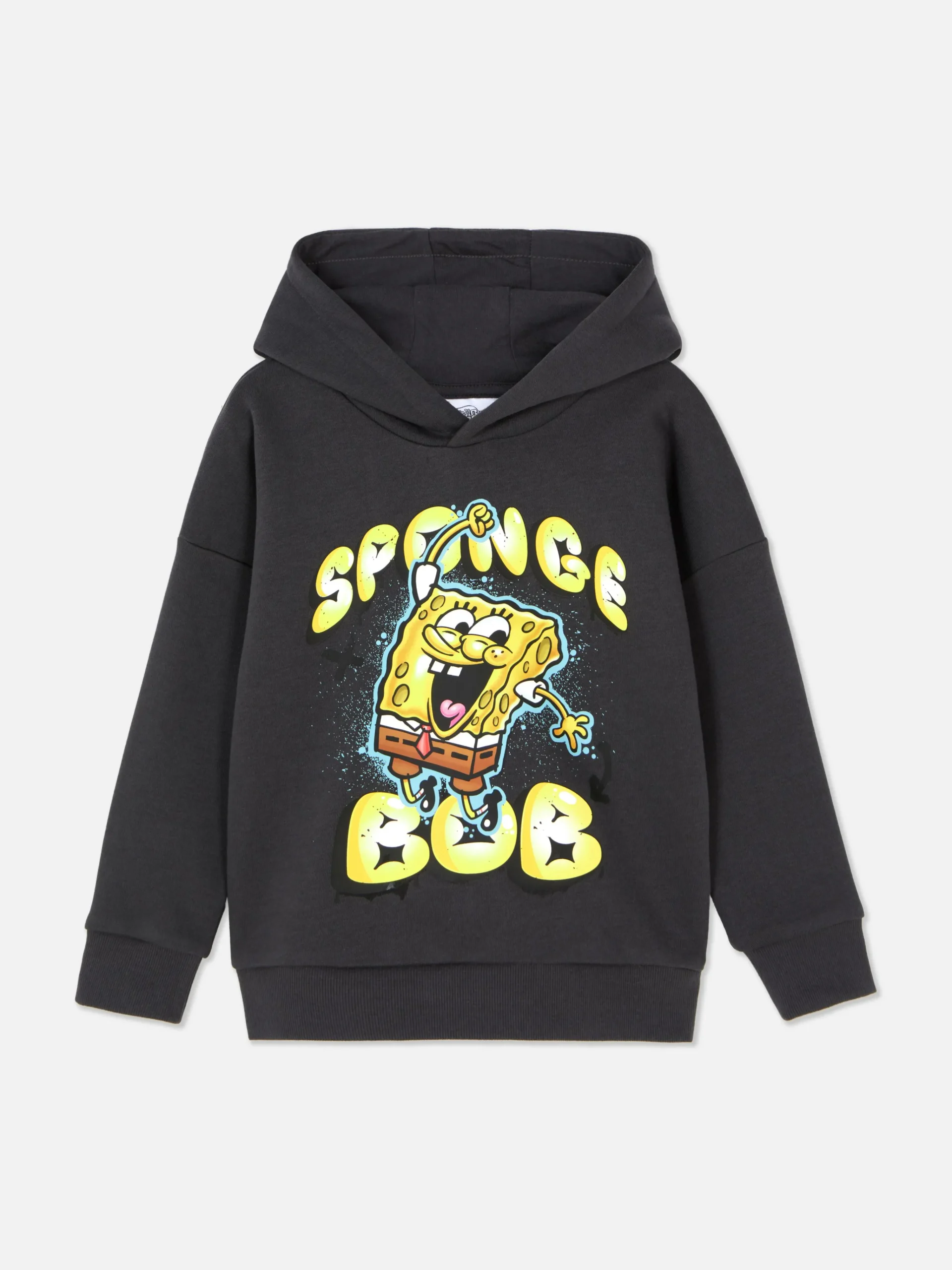Primark Kids' SpongeBob SquarePants Hoodie Charcoal Store