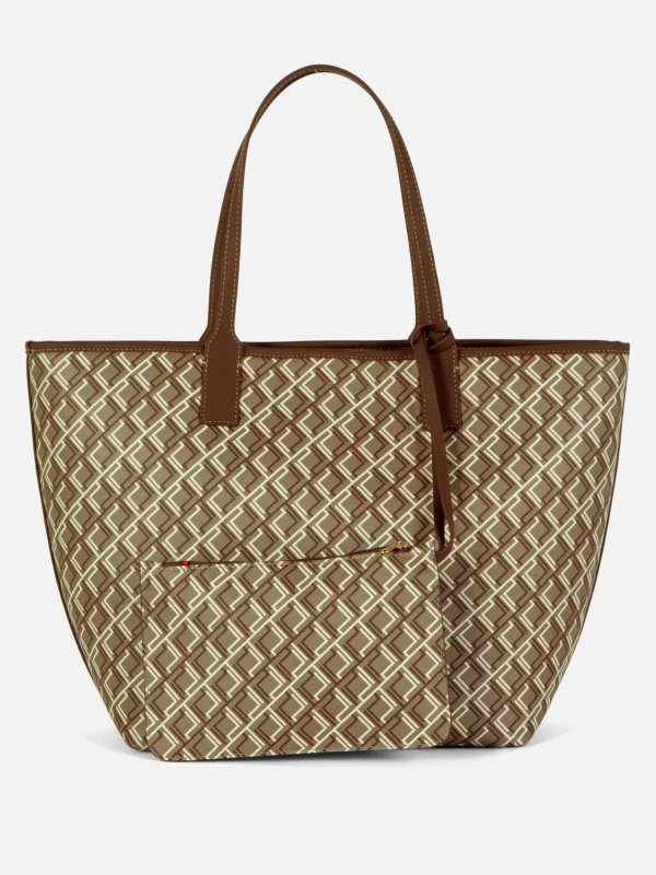 Primark Large Monogram Shopper Chocolate Shop