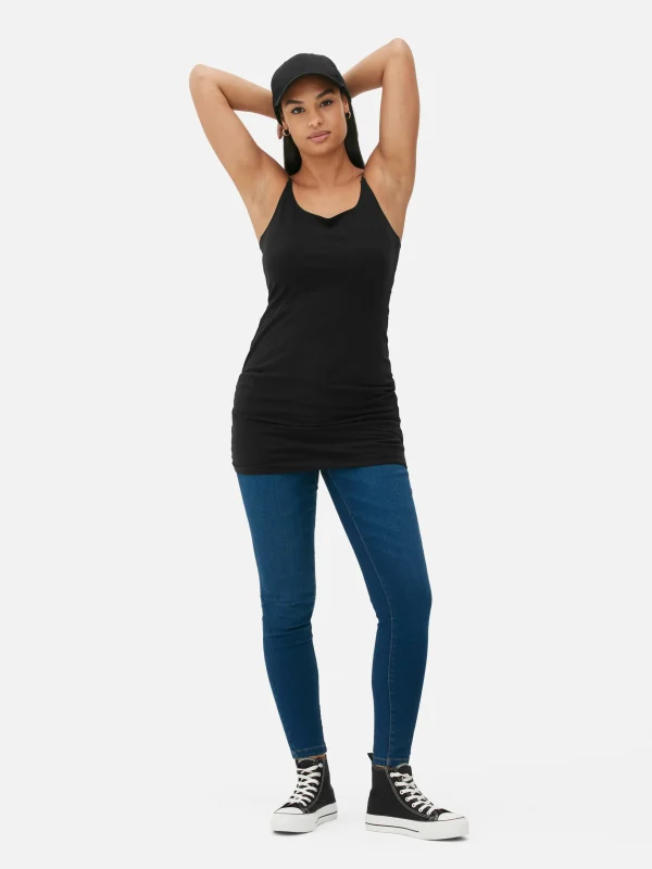 Primark Longline Cami Black Clearance