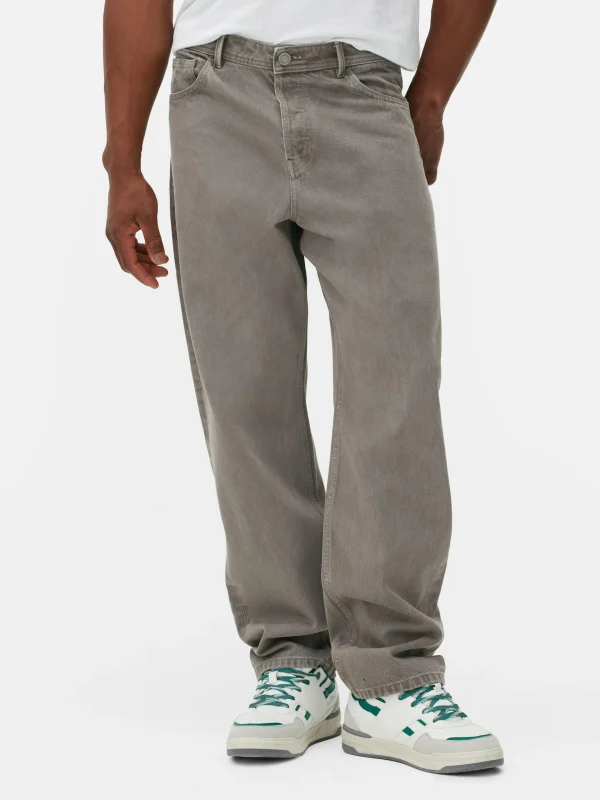 Primark Loose Fit Jeans Gray Flash Sale
