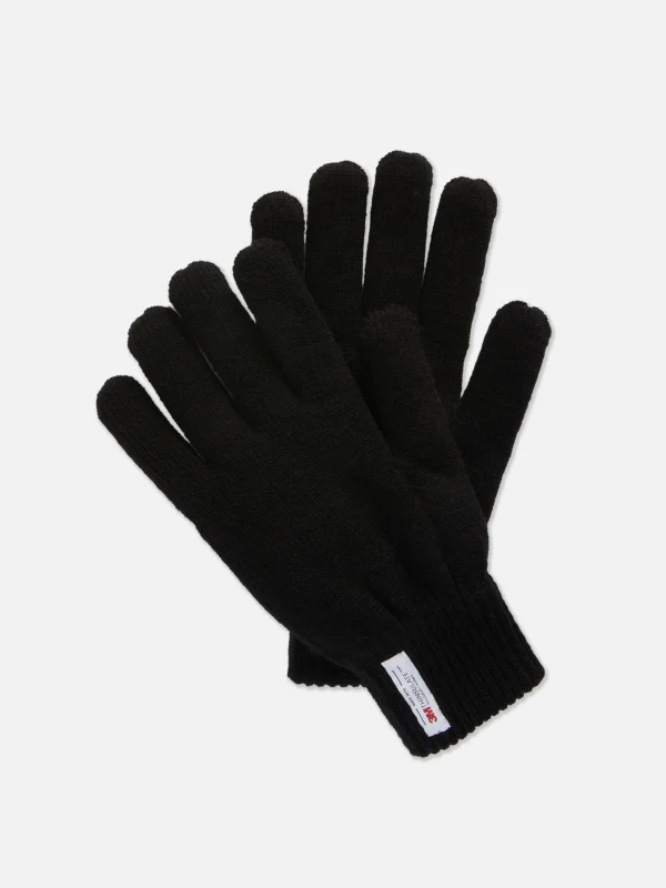 Primark 3M Thinsulate Gloves Black Fashion