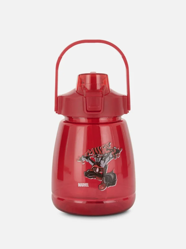 Primark MARVEL Spider-Man Miles Morales Water Bottle Red Hot