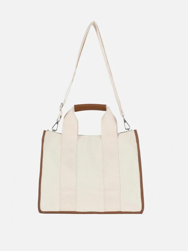 Primark Medium Canvas Tote Natural Clearance