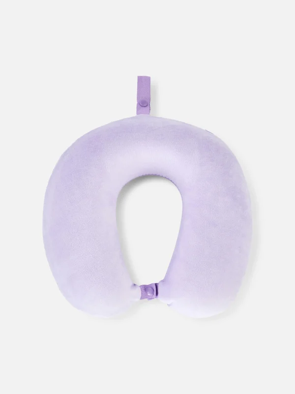 Primark Memory Foam Travel Pillow Lilac Clearance