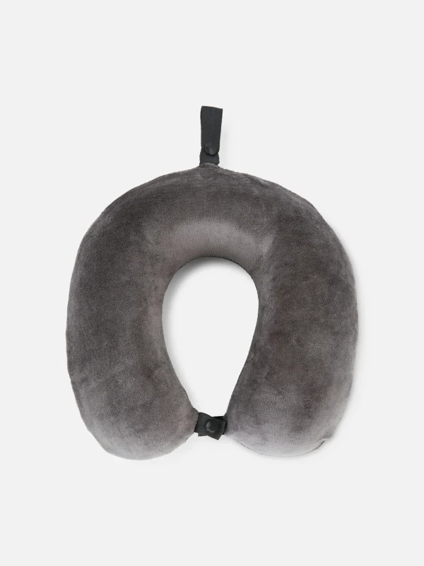Primark Memory Foam Travel Pillow Charcoal Sale