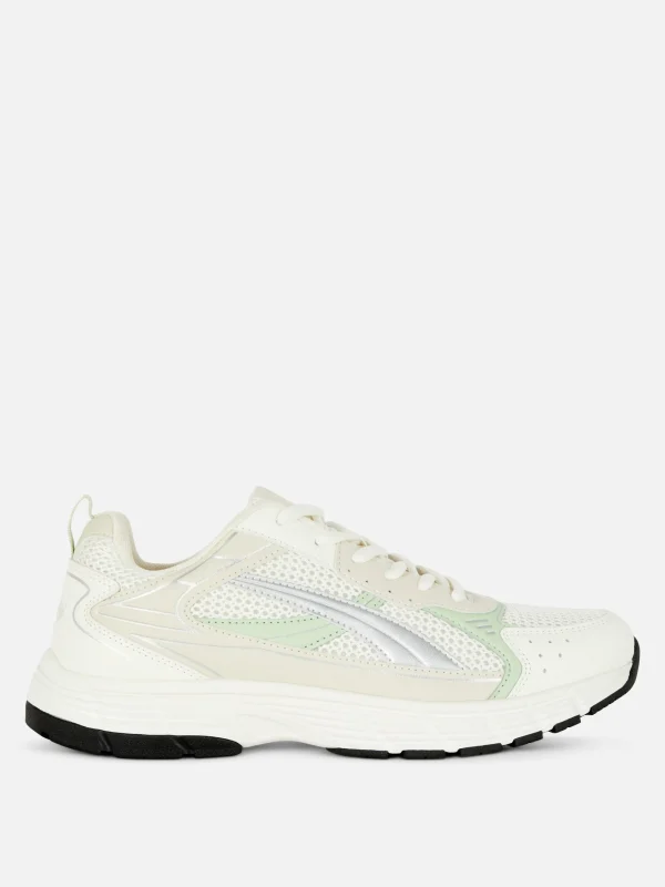 Primark Mesh Panel Sports Sneakers Green New
