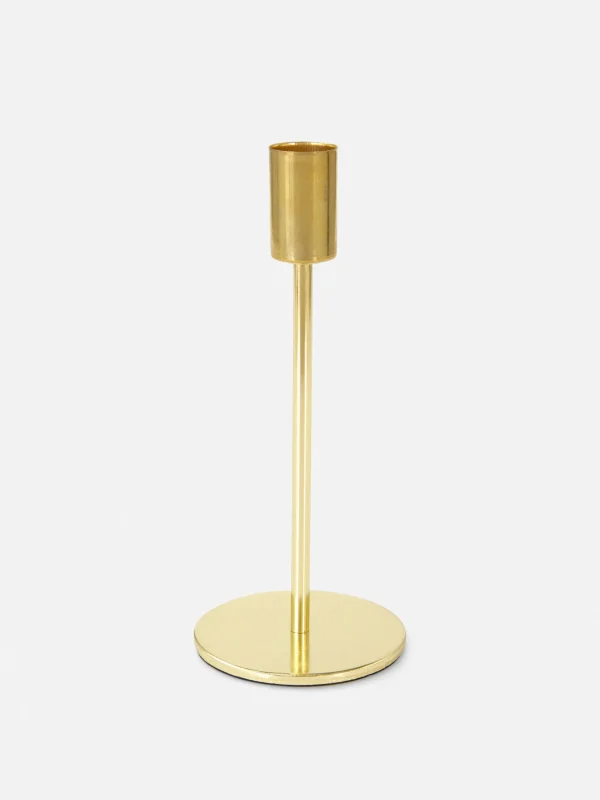 Primark Metal Dinner Candle Holder Gold Cheap