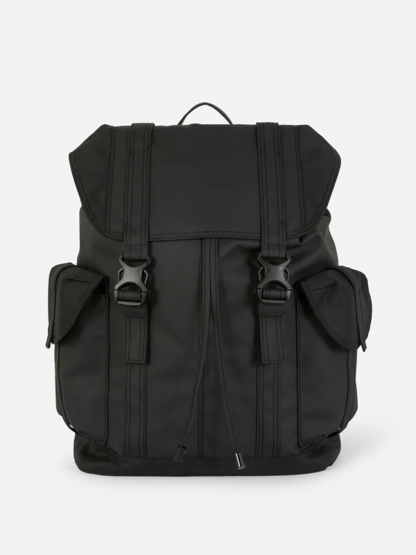 Primark Multiple Pocket Backpack Black Cheap