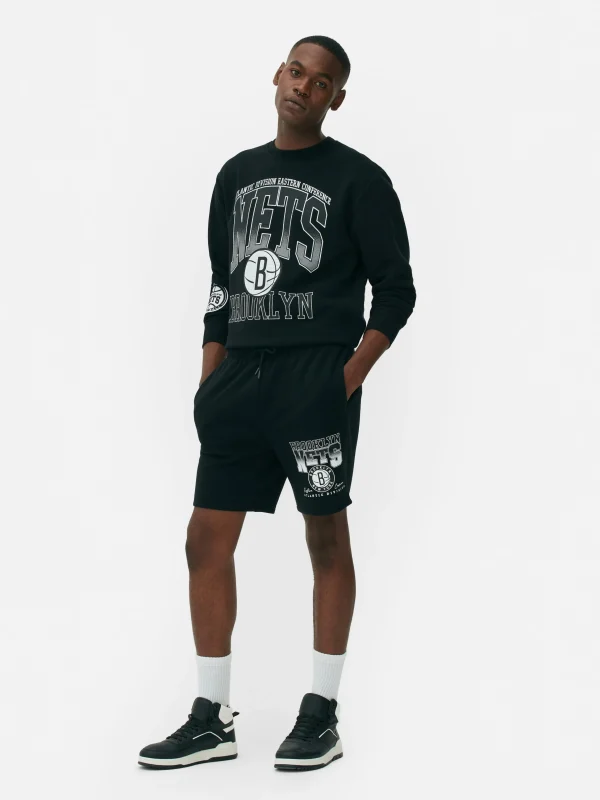 Primark NBA Brooklyn Nets Shorts Black Discount