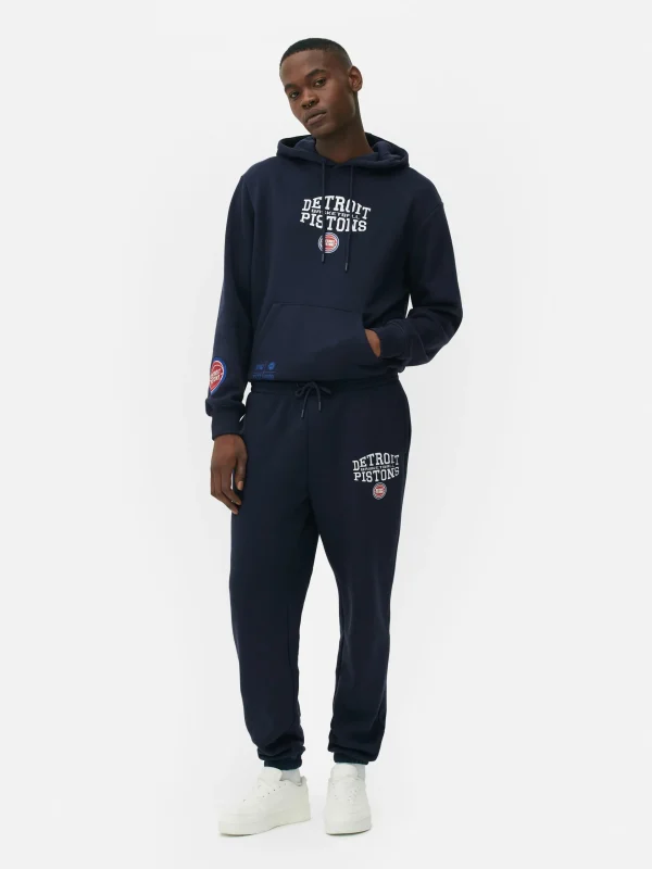 Primark NBA Detroit Pistons Joggers Navy Shop