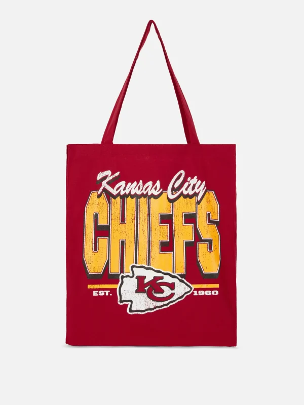 Primark NFL Kansas City Chiefs Tote Red Hot