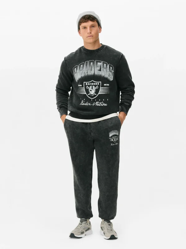 Primark NFL Las Vegas Raiders Sweatshirt Charcoal Outlet