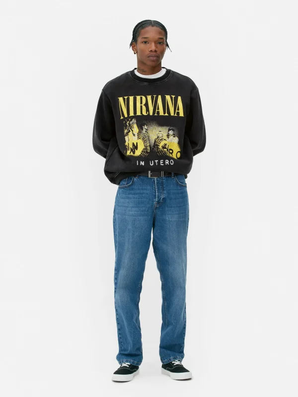 Primark Nirvana Washed Sweatshirt Charcoal Store