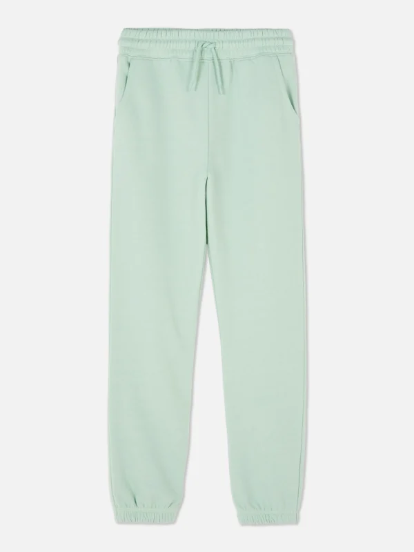 Primark Older Girl Drawstring Cuffed Joggers Green Best Sale