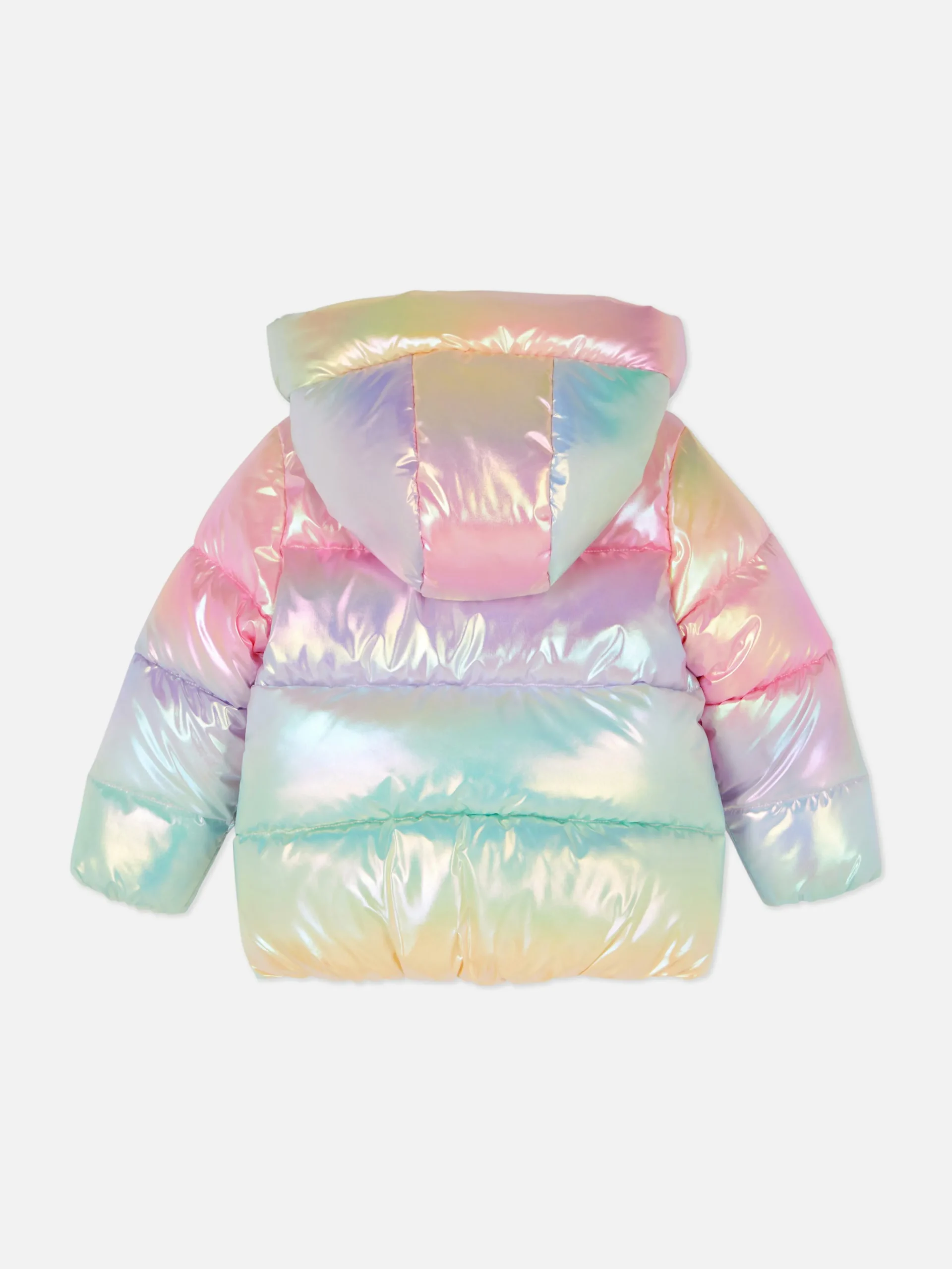 Primark Ombre Iridescent Puffer Jacket Multi Online