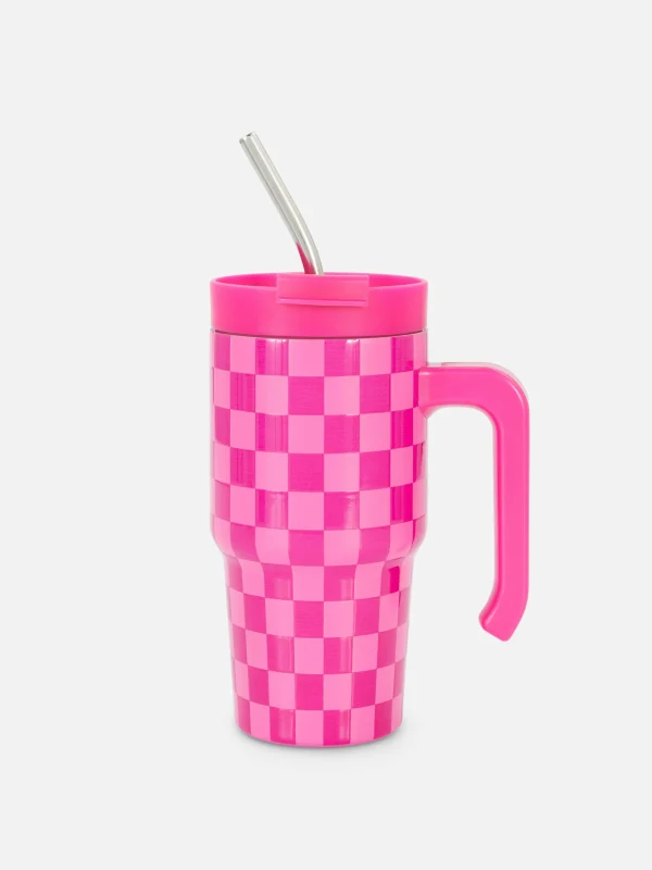 Primark 20oz Stainless Steel Travel Mug Pink Shop