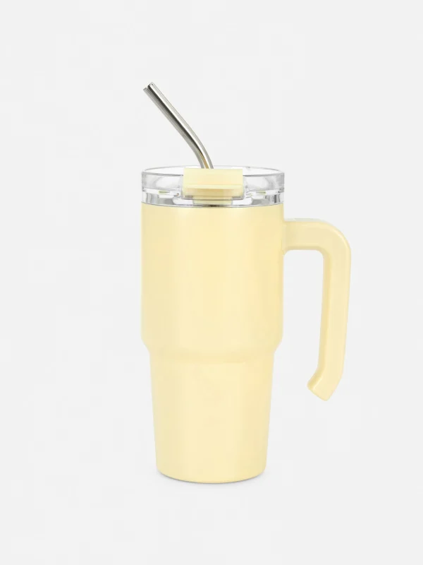 Primark 20oz Stainless Steel Travel Mug Lemon Fashion