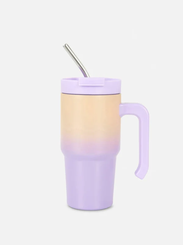Primark 20oz Stainless Steel Travel Mug Peach Best