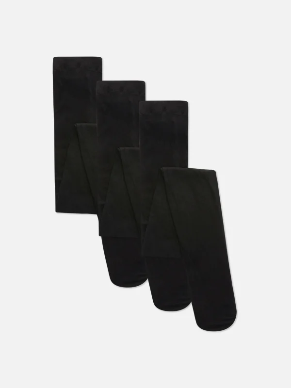 Primark 3-Pack 80 Denier Opaque Tights Black Sale